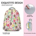 thumbnail image 5 of Bright Floral Print Students Backpack Durable School Backpack with Bloom and Blossom Artwork, Adjustable Straps for Student and Student, 5 of 6