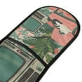 thumbnail image 4 of Yayeee Double Oven Mitt Kitchen Heat Resistant Baking 35" x7" Quilted Glove, Pink and White Cat, 4 of 6