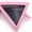 Pink - Black, variant on Womens Flat Top Perfect Triangle Bold Oversized Cat Eye Plastic Sunglasses Blue - Black