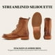 thumbnail image 5 of Botas de combate Frye Veronica para mujer, piel color caramelo, talla 6M, 5 of 5