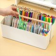 thumbnail image 3 of Organizador de Acuarelas Portátil de Gran Capacidad, para Pinceles, Lápices y Papelería, Portabolígrafos Multifunción para Estudiantes C, 3 of 5