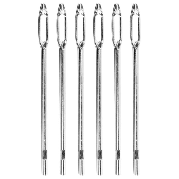 Kit de reparación de neumáticos de 6 piezas con aguja de ojo dividido para el mantenimiento de neumáticos de coche y motocicleta, accesorios de reparación de neumáticos