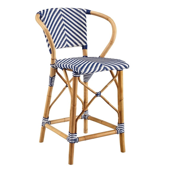 Monaco Twill Wicker Counter Stool