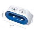 thumbnail image 2 of Juego de 2 soportes para cepillos de dientes eléctricos, soporte de pared drenable para cepillos de dientes eléctricos, almacenamiento para cepillos de dientes eléctricos, soporte de pared para, 2 of 5