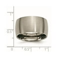 thumbnail image 6 of Chisel Titanium Brushed 12mm Half Round Band, 6 of 7