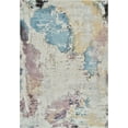 thumbnail image 2 of Rug Branch Nomad Abstract Indoor Area Rug, Beige Blue, Modern - Living Room, Bedroom, Dining Room, and Kitchen, 2 of 6