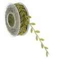 thumbnail image 2 of Langgg 15m Ribbon DIY Craft Wedding Party Baby Shower Decoration Garland Wreath Making Leaves Trim Ribbon green, 2 of 6