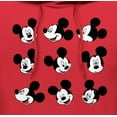 thumbnail image 2 of Men's Mickey & Friends Funny Faces Pull Over Hoodie Red Large, 2 of 4