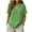 Green1, variant on GigrtiJin Cotton Linen Short Sleeve Shirts for Womens Loose Button Down Blouses Womens Casual V Neck T Shirts with Pockets