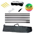 thumbnail image 1 of Beach Volleyball Net Football Net Badminton Net with Stand Package Bag for Backyard Outdoor Portable, 1 of 6