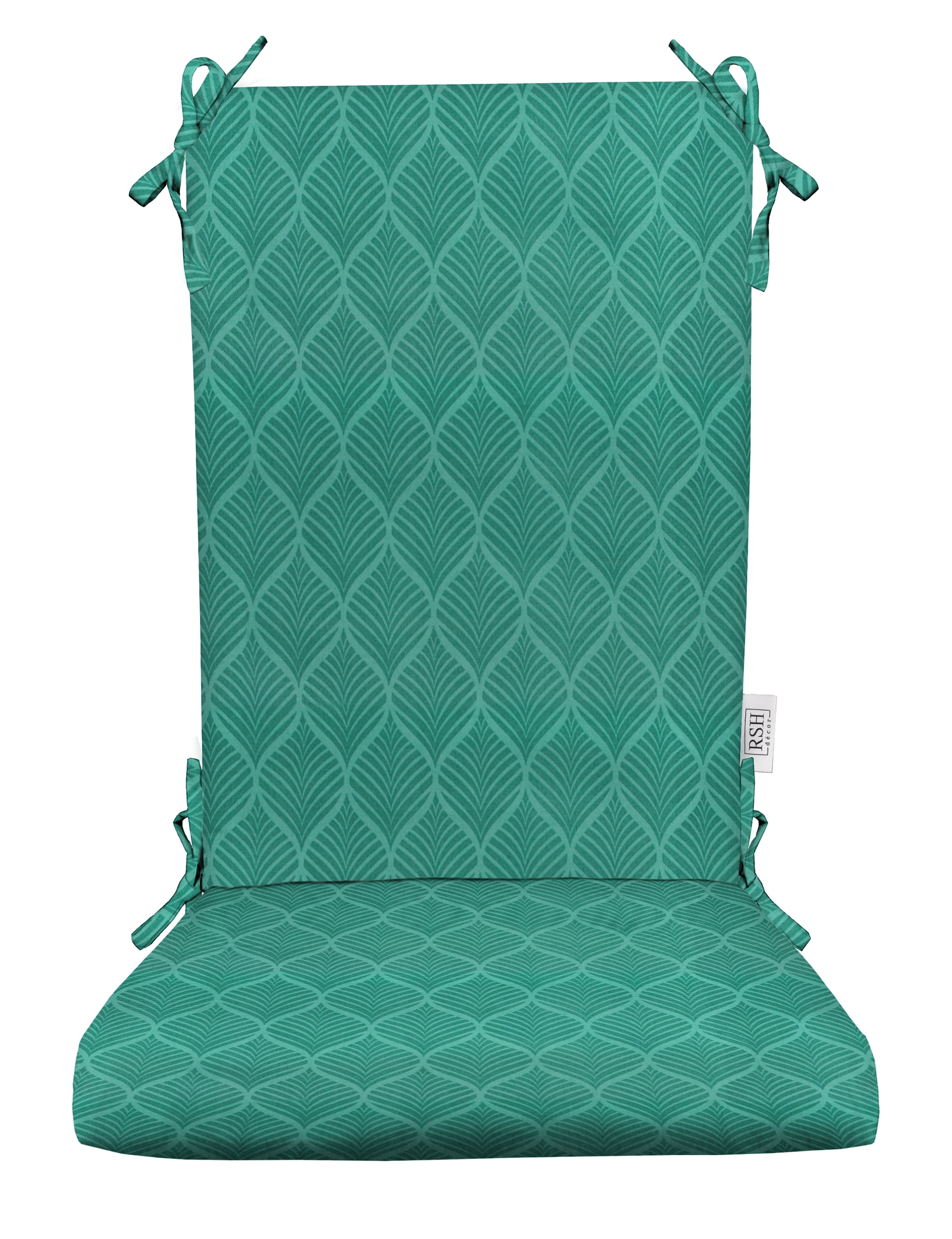 RSH Décor Indoor Outdoor Foam Rocker Rocking Chair Pad Cushions