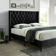 thumbnail image 6 of Home Square 3-Piece Set with Tufted Full Bed Chest Dresser and Nightstand, 6 of 21