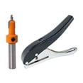 thumbnail image 2 of Manual Edge Band Puncher Plier 8mm Hole Punching Pliers Single Round Hole Pliers Adjustable Professional for Labels Paper Cards Art Project B, 2 of 8