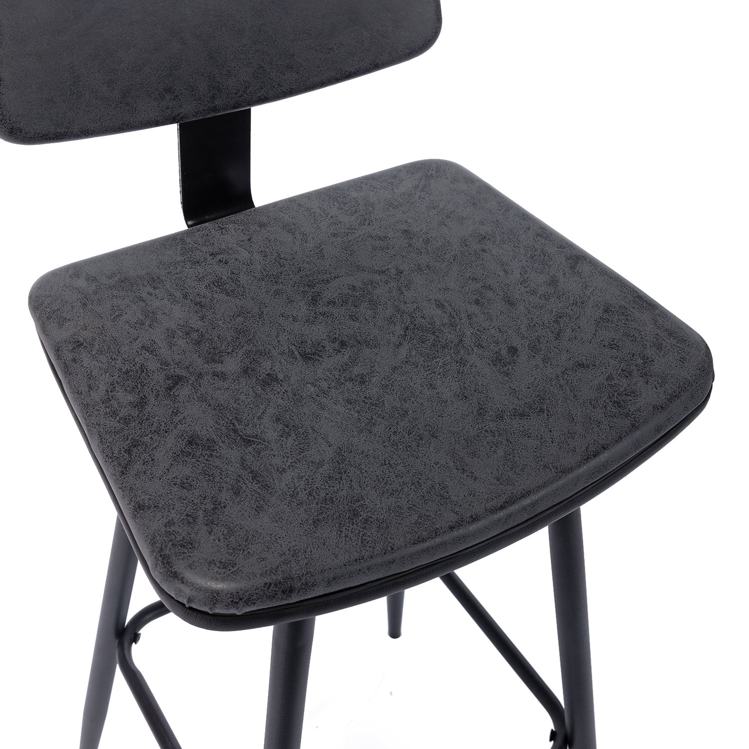 Walsport Furniture Bar Stool, Black, Set of 2
