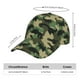 thumbnail image 2 of Fotbe Camouflage Dinosaur Gorro Clásico de Béisbol, Gorra Ajustable con Broche Snapback, Gorro de Exterior de Algodón Suave, 2 of 6
