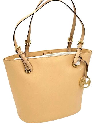 jet set saffiano leather tote bag