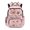 Sweet Capy Boba Pattern, variant on HELLHERO Pink Axolotl Strawberry Pattern Multi-Pocket Casual Daypack for School Travel, Compartment Breathable Polyester School Backpack