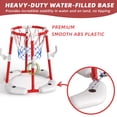 thumbnail image 5 of Poolside Basketball & Ringtoss Game Toy, Swimming Pool Basketball Hoop with 4 Balls &4 Rings, Basketball Toy for Kids 3+, 5 of 9