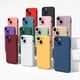 thumbnail image 5 of Funda de silicona líquida con borde cuadrado Original para iPhone, 15, 14, 13, 12, 11 Pro Max, Xs, XR, 7 Plus, 15Pro, protección de lente con logotipo, 5 of 5