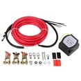 thumbnail image 1 of Dual Battery Isolator Kit 12V 140Amp Voltage Sensitive Relay Replacement For Trucks Vehicle ATV UTV Boat Camper 4WD Rzr RV Car Watercraft Marine VSR Double Battery Automatic Charger & Wiring Cable Kit, 1 of 4