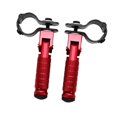 thumbnail image 2 of 2 piezas de accesorios para reposapiés de motocicleta perfecl M8 Rojo, 2 of 8