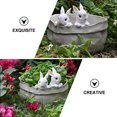 thumbnail image 5 of VERDANVERSE Decorative Pots For Plants Indoor Windowsill Ornament Gardening present 4Pcs 7.07X7.07X6.29in, 5 of 8