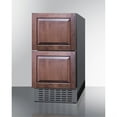 thumbnail image 2 of 18" wide indoor/outdoor drawer refrigerator in stainless steel, 2 of 5