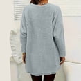thumbnail image 5 of jobturf Sherpa Fleece Sweatshirts for Women Oversized Crewneck Sweatshirt with Pockets Winter Warm Loose Long Sleeve Tunic Tops XL, 5 of 5