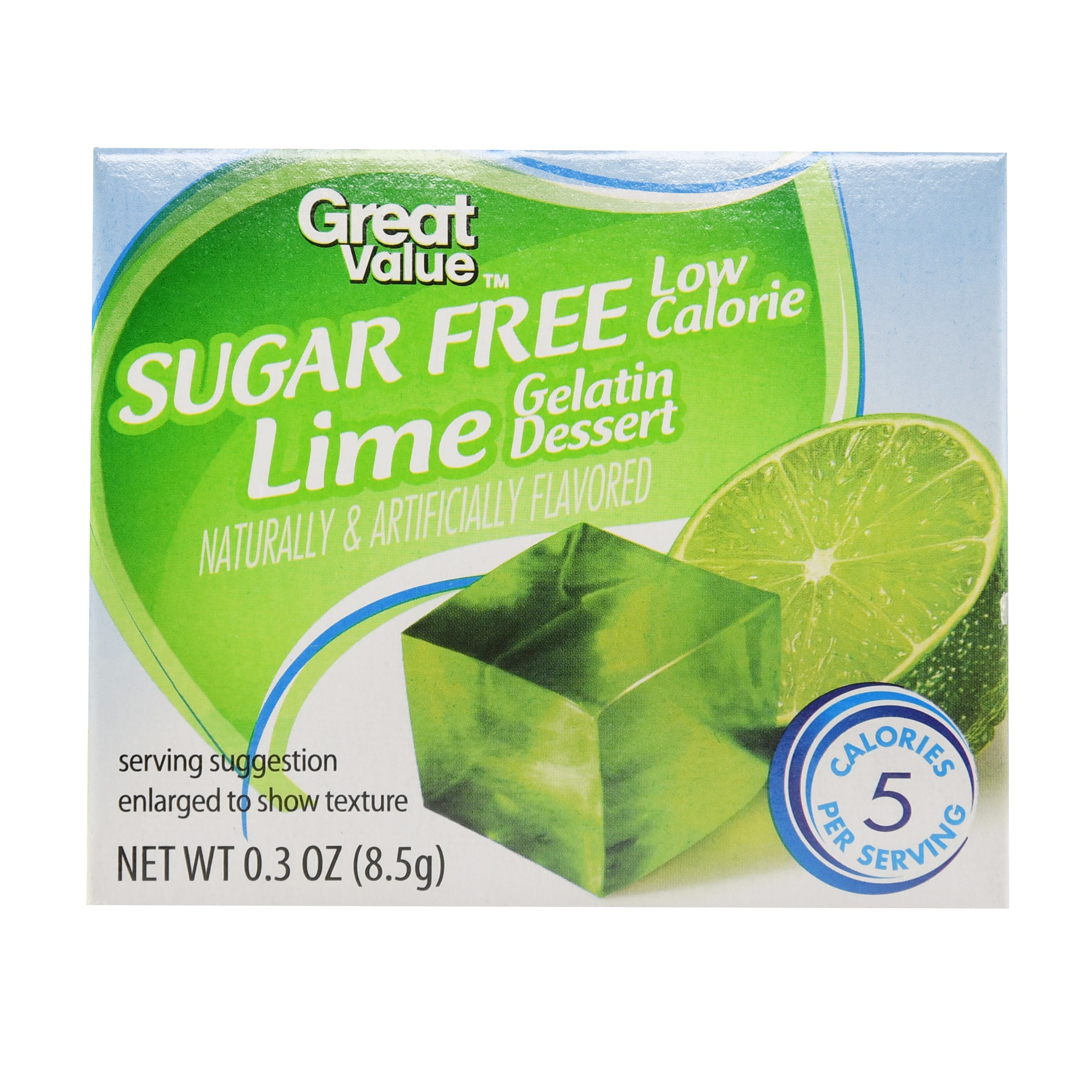 Great Value Sugar Free Gelatin, Lime - Walmart.com