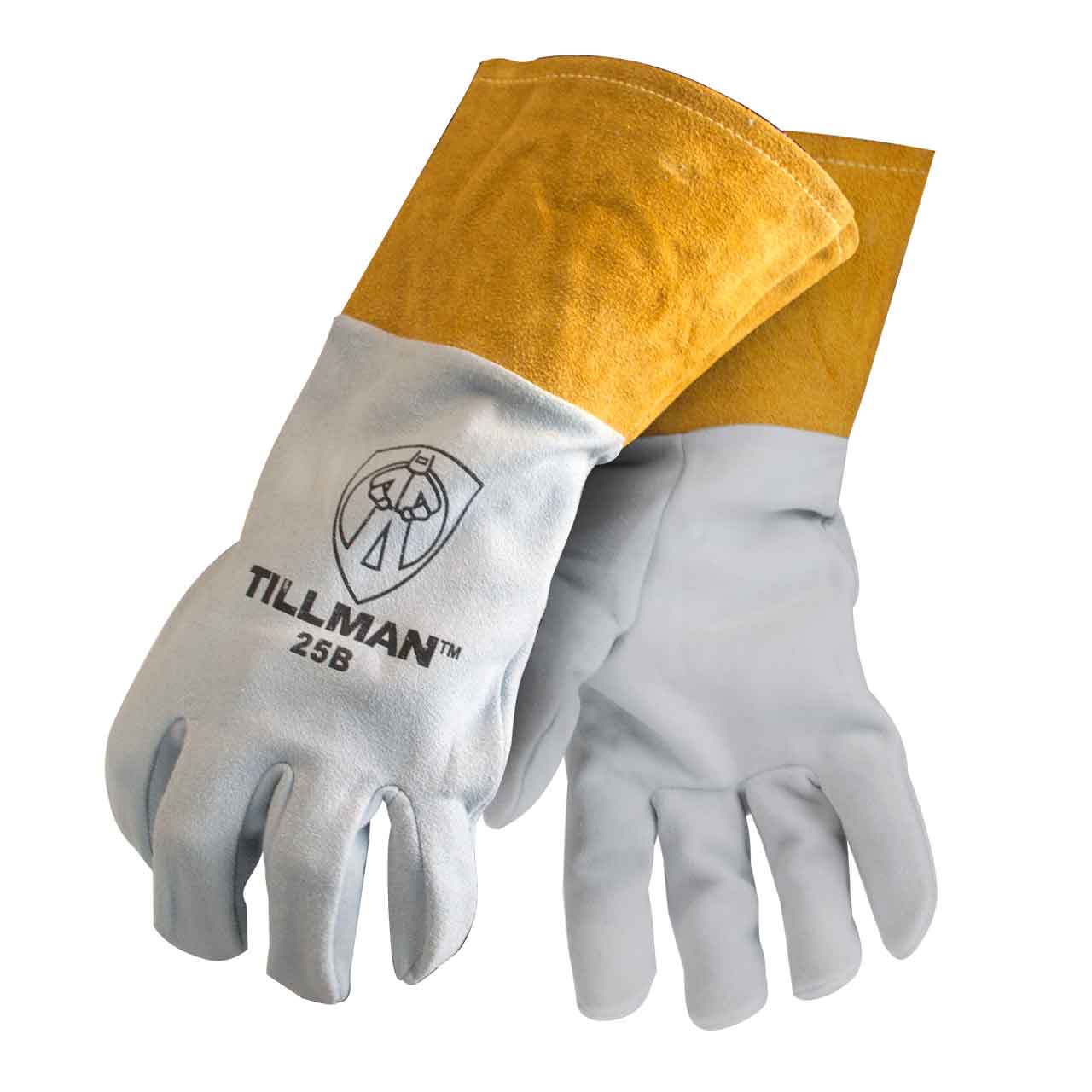 Tillman 25B Deerskin Split Leather 4" Cuff TIG Welding Gloves, XLarge