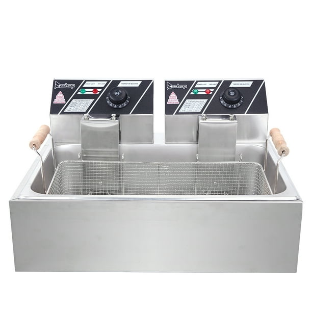 Electric Deep Fryer, 12L 5000W Deep Fryer with Basket ...