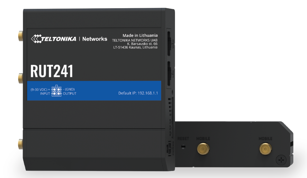 Teltonika Networks RUT241098000 4G LTE Router