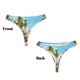 thumbnail image 3 of Balery Playful Hedgehog Forest Pond Tangas de Algodón para Mujer con Estampado – Ropa Interior Sexy, Transpirable, G-string-XX-Large, 3 of 6