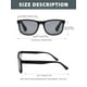 thumbnail image 3 of Gafas de Lectura OLOMEE Grandes Anchas +1.00 para Hombre Paquete de 4, 3 of 7