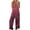 Hot Pink rompers for women, variant on Wycnly Rompers for Women Summer Casual Loose Wide Leg Spaghetti Strap Maxi Jumpsuits Overalls Crewneck Sleeveless Formal Leaves Print Long Womens Jumpsuits on