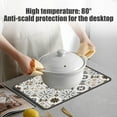 thumbnail image 5 of Kitchen Drying Mat 16x12In Non-Slip, Quick Drain Polyester Tableware Mat, Countertop Protector for Dishes, 5 of 6