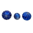 thumbnail image 4 of Kurt Adler 80MM Glass Shiny Blue Gemmed Onion, Finial and Ball 3-Piece Ornament Set, 4 of 5