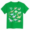 thumbnail image 4 of TOWED22 Boys Short Sleeve Shirts Crew Neck T-Shirts Mix of Graphic and Plain Tees Casual Tops(Green,11-12 Y), 4 of 4