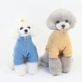 thumbnail image 1 of Winter Warm Soft Slim Zipper Neck Dog Puppy Sweater Knitted Clothes Pets Apparel, 1 of 8