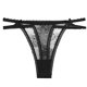 thumbnail image 5 of Gibobby Tangas de sexy mujer Ropa interior transparente de encaje con bordado de flores para mujer, bragas sin rastro, calzoncillos transparentes transparentes(Negro,CH), 5 of 5