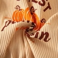 thumbnail image 3 of Linfrsh My First Halloween Baby Girl Boy Outfit Cutest Pumpkin In The Patch Jumpsuit Romper Cute Newborn Fall Winter Clothes(Pink,Newborn), 3 of 3
