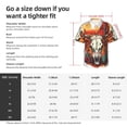 thumbnail image 6 of Lsque Western Desert Cactus Ram Skull pattern Hawaiian Shirt for Men, Unisex Summer Beach Casual Short Sleeve Button Down Shirts-3X-Large, 6 of 9
