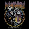 thumbnail image 2 of Men's The Nightmare Before Christmas Distressed Goth Family  Graphic T-Shirt, 2 of 5
