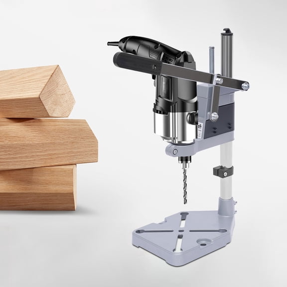 Adjustable Hand Drill Press Bench Stand DIY Workbench Pillar Clamp Drilling Tool
