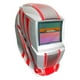 thumbnail image 3 of Careta Electronica Profesional Adir de Oscurecimiento Automatico para Soldar Gris con Franjas Rojas, 3 of 8