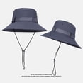 thumbnail image 1 of LinYooLi Big Hat Rear Sun Fisherman Hat Female Summer Anti -Ultraviolet Sunscreen Sun Hat Fast Dry Travel Mountaineering Cap, 1 of 9