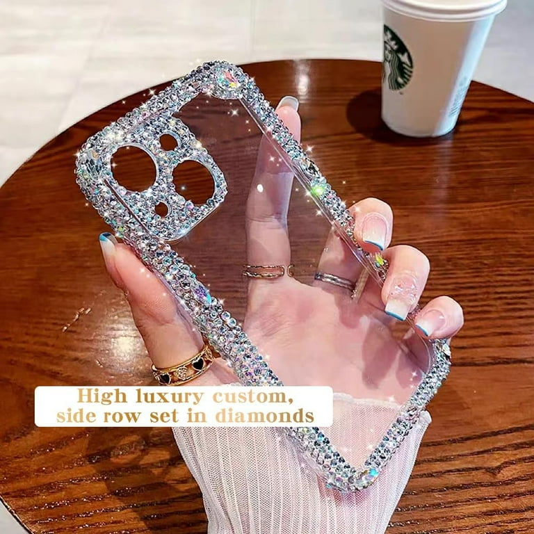 Designer Compatible with iPhone 14 Plus Bling Clear Case for Women,Cute Glitter Phone Case with Sparkle Rhinestone Diamond Camera ProtectionAirbag anti-fall Crystal Hard Cover for Girl - Walmart.com Designer Compatible with iPhone 14 Plus Bling Clear Case for Women,Cute Glitter Phone Case with Sparkle Rhinestone Diamond Camera ProtectionAirbag anti-fall Crystal Hard Cover for Girl - Walmart.com