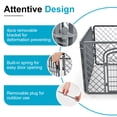 thumbnail image 4 of Vibrant Life 4-Panel Plastic Playpen for Dogs, Dark Gray, 24", 4 of 8