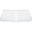 White, variant on SSKDBFJG Silicone Dish Drying Mat with Built-in Drain Lip - Hygienic Drying Pad - Sturdy Compact Easy to Clean Tray Protects Surfaces Prevents Water Build Up - 23 X 17 (Grey)
