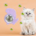 thumbnail image 4 of Juguetes De Hierba Gatera Dinosaur Cat Candy Licking Snacks Juguetes de hierba gatera giratoria Suministros para mascotas (Púrpura) Sywqhk Libre de BPA, 4 of 8